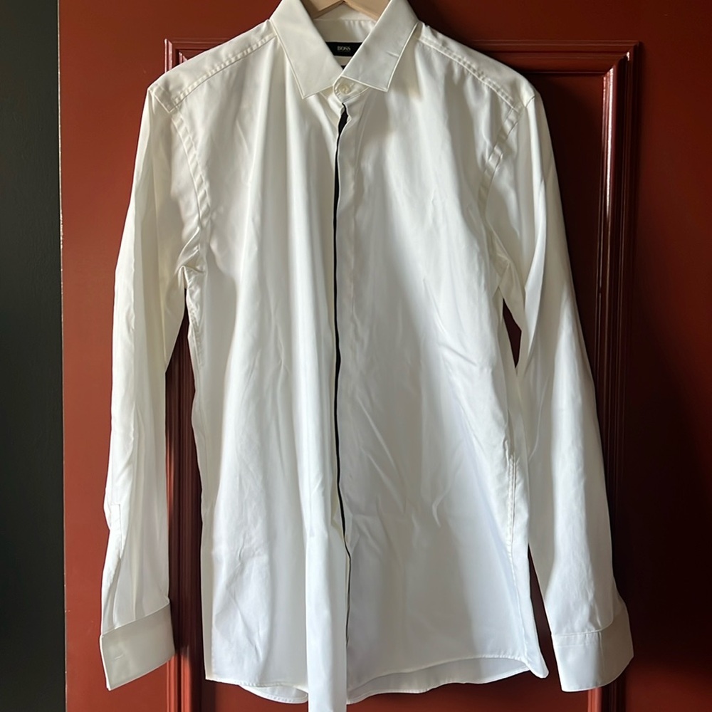 Hugo Boss White Dress Shirt